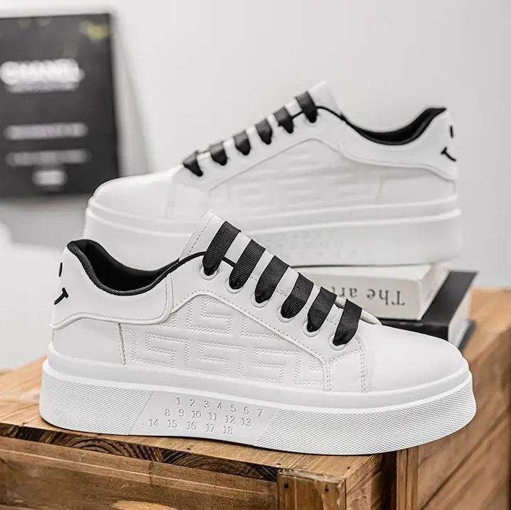Trendy Platform White Casual Shoes for Men - Stylish & Comfortable 2025 - Buy Center
