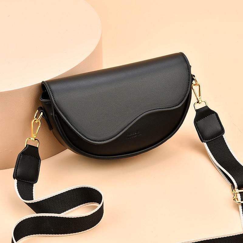 Light Luxury Women's Crossbody Bag - Stylish Saddle Bag for Everyday Use - Buy Center
