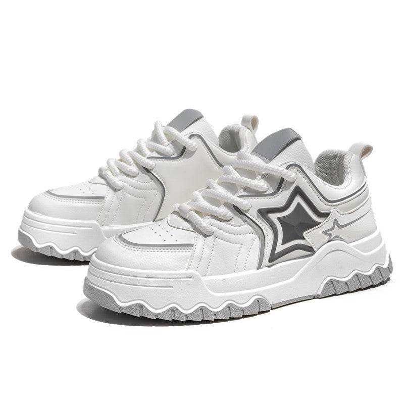 Trendy Men's Casual Shoes - Stylish Color Match with Chunky Heel Design - Buy Center