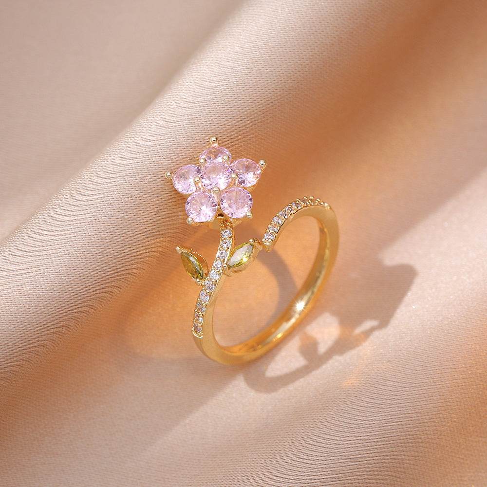 Buy Center Fully Jeweled Loving Heart Ring - Unique Temperamental Style - Buy Center