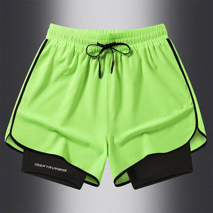 Buycenter Men's Quick-Drying Training Shorts - Liner, High Waist Options - Buy Center