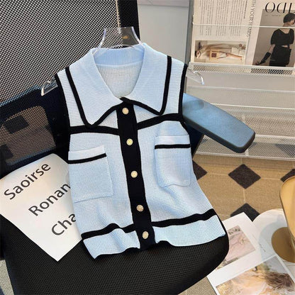 Classic Chic Sleeveless Knitwear - Women's Stylish Camis in Tencel - Buy Center