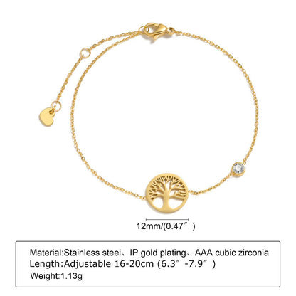 Buy Center Stainless Steel Thin Bracelet - Sun, Moon & Star Design - Buy Center