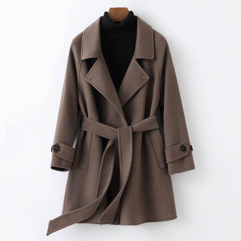 Buycenter Reversible Cashmere Coat for Women - Chic Loose Fit & Stylish - Buy Center