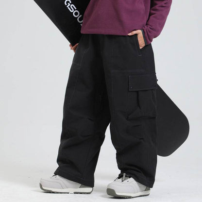 Buycenter Wide Leg Ski Pants - Windproof, Waterproof, Casual Outdoor Wear - Buy Center