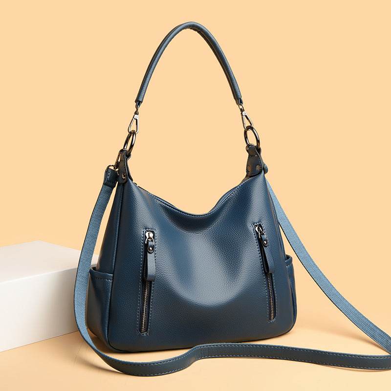 Fashion All-Match Messenger Bag - Trendy Dumpling Shape & Soft PU - Buy Center