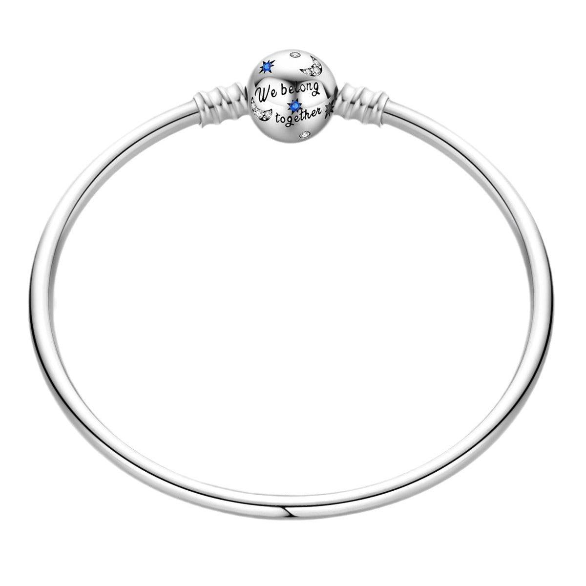 Cat's Paw Love Star Bracelet - Elegant Silver Plated Design for Women - Buy Center