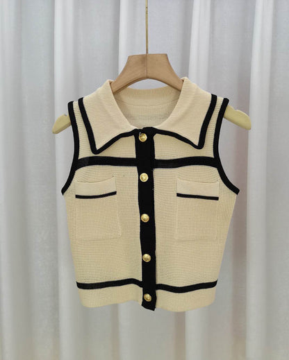 Classic Chic Sleeveless Knitwear - Women's Stylish Camis in Tencel - Buy Center