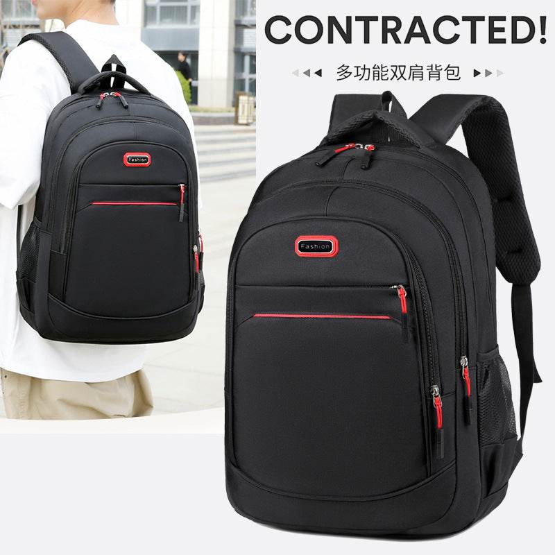 Large Capacity Men's Waterproof Backpack - Stylish Oxford Cloth Design - Buy Center