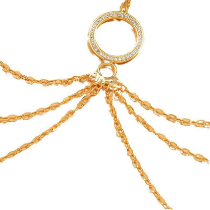 Sexy Diamond Nipple Chain Necklace - Glamorous Body Jewelry for Women - Buy Center