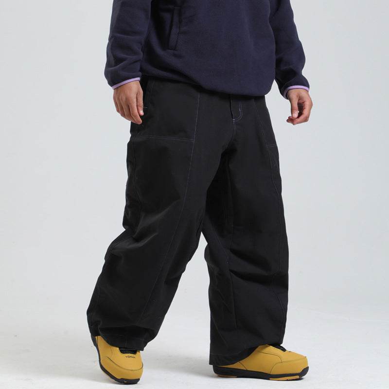 Buycenter Wide Leg Ski Pants - Windproof, Waterproof, Casual Outdoor Wear - Buy Center