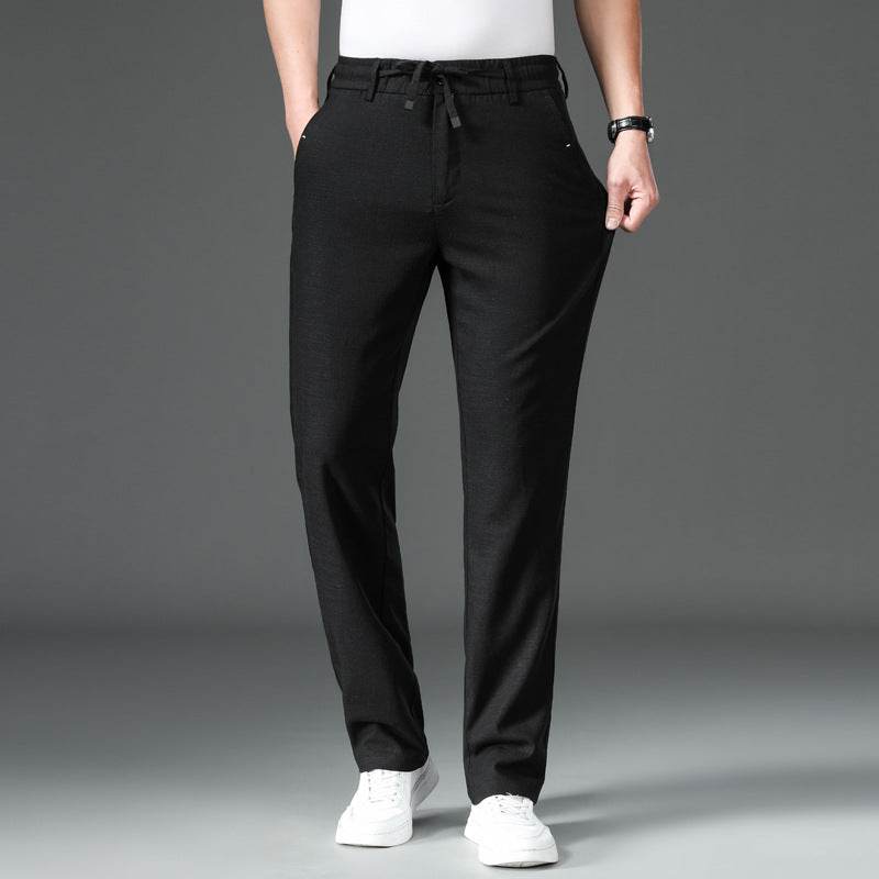 Summer Thin Cotton-Linen Trousers - Breathable Loose-Fit White Pants - Buy Center
