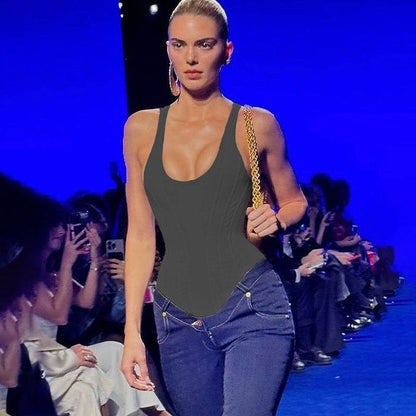 Buycenter Women's Casual Vest - Slim Fit, Light Apricot & Black Options - Buy Center