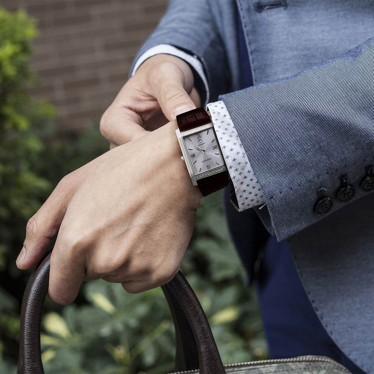 Buycenter Simple Business Quartz Watch - Sapphire Crystal, Stainless Steel - Buy Center