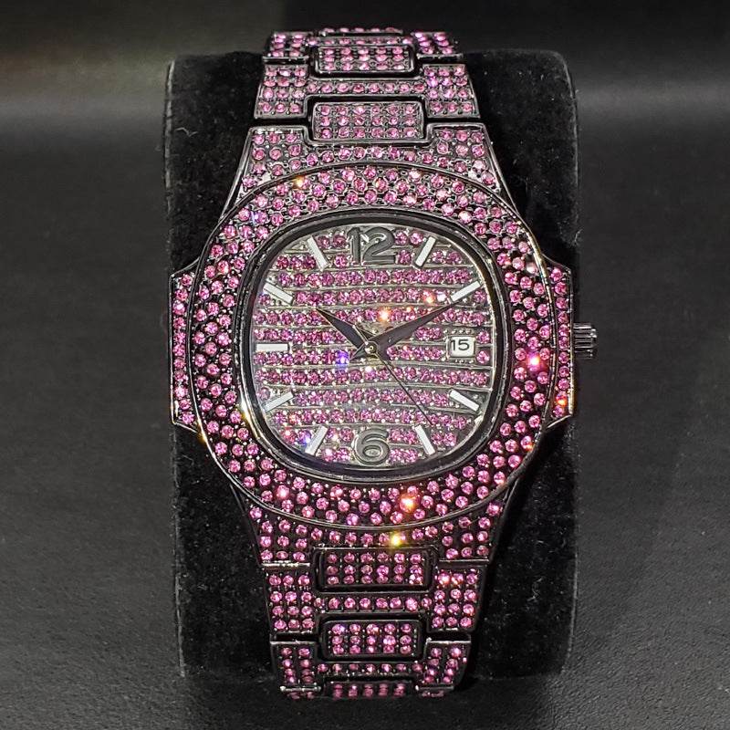 Buycenter Full Diamond Rap Hip Hop Watch - Trendy Urban Style 2025 - Buy Center
