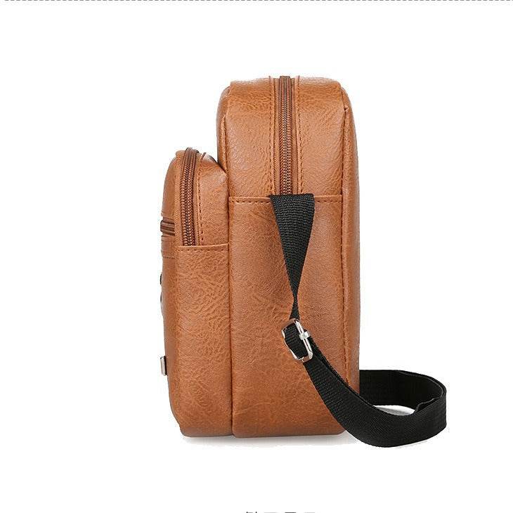 Simple Business Messenger Bag - Casual Vertical Crossbody for Men - Buy Center