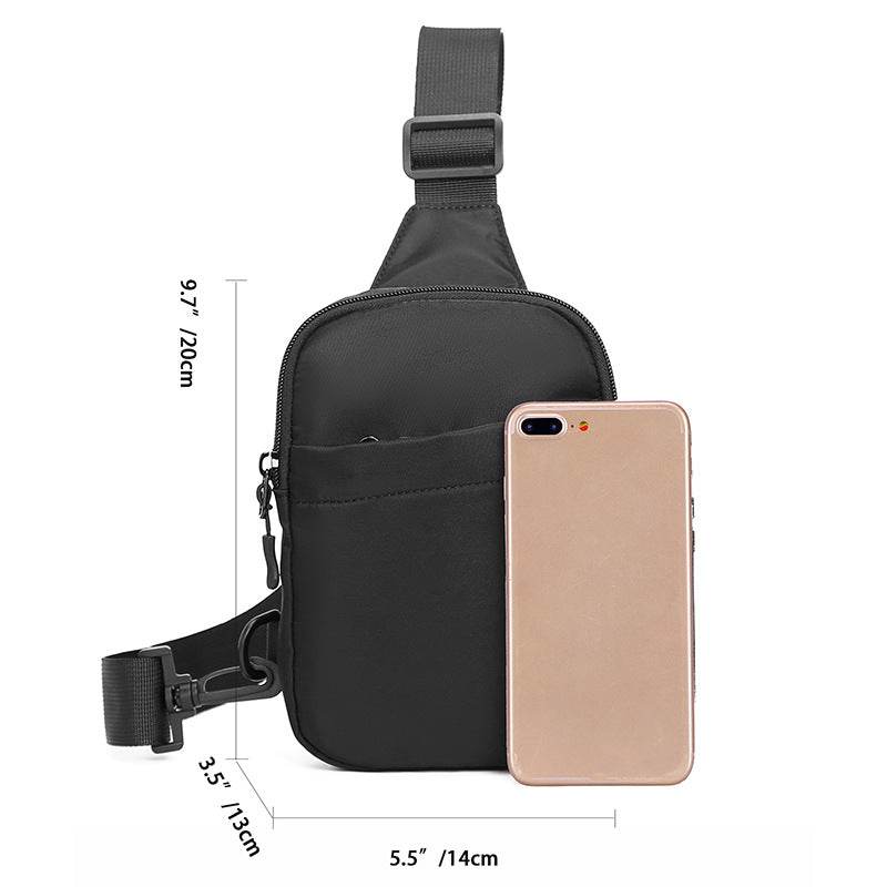 Trendy Men's Waterproof Crossbody Bag - Stylish Oxford Cloth Design - Buy Center