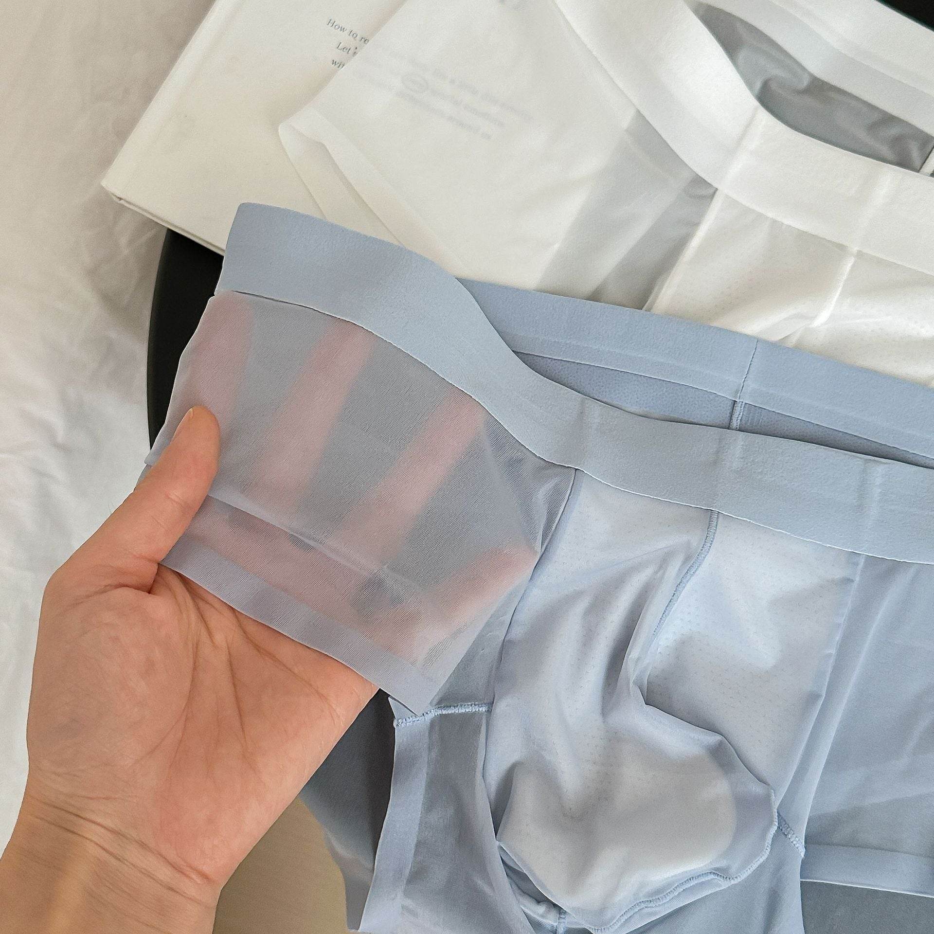 Ice Silk Men's Triangle Underwear - Lightweight, Breathable Comfort 2025 - Buy Center