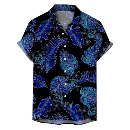 Retro Floral Loose Top for Men - Trendy Casual Wear in Multiple Sizes - Buy Center