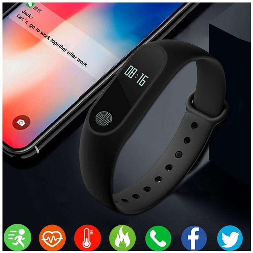 Buy Center Fitness Smart Bracelet for Men & Women - Casual Style, USB Charging - Buy Center
