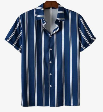 3D Printed Men's Fancy Short Sleeve Shirt - Trendy Summer Casual Style - Buy Center