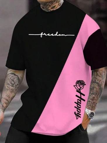 Buycenter Men's Casual 3D Digital Print Short Sleeve Shirt - Size XXS to 6XL - Buy Center