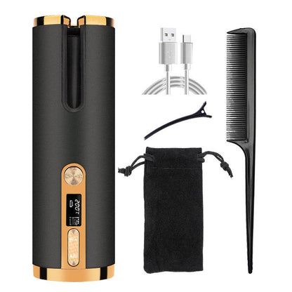 Portable USB Hair Curler - Wireless, Large Capacity & Easy Styling - Buy Center