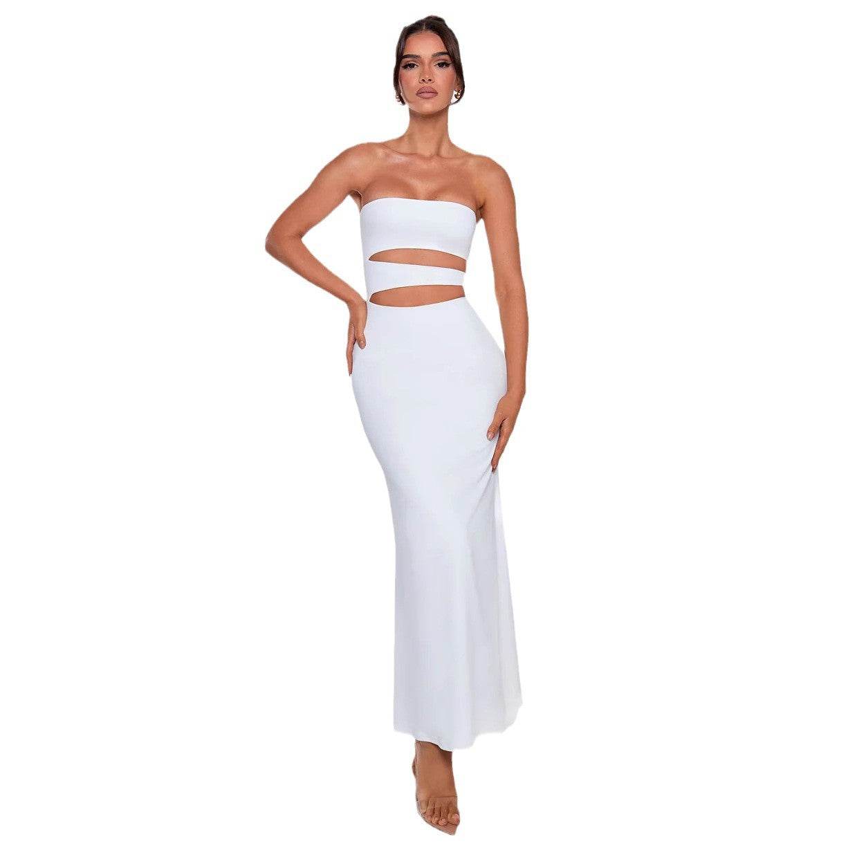 Buycenter Sexy Fashion Party Dress - High Waist Tube Top Skirt - Buy Center