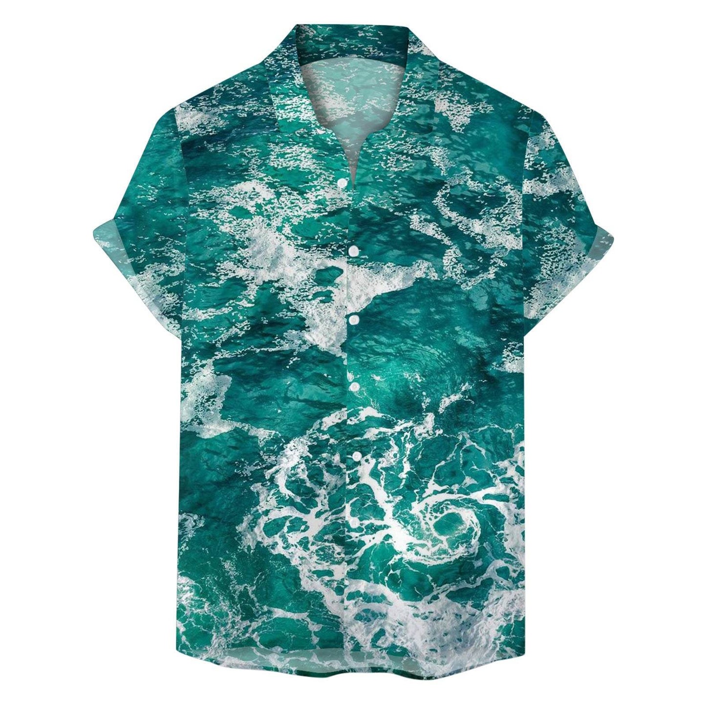 Retro Floral Loose Top for Men - Trendy Casual Wear in Multiple Sizes - Buy Center