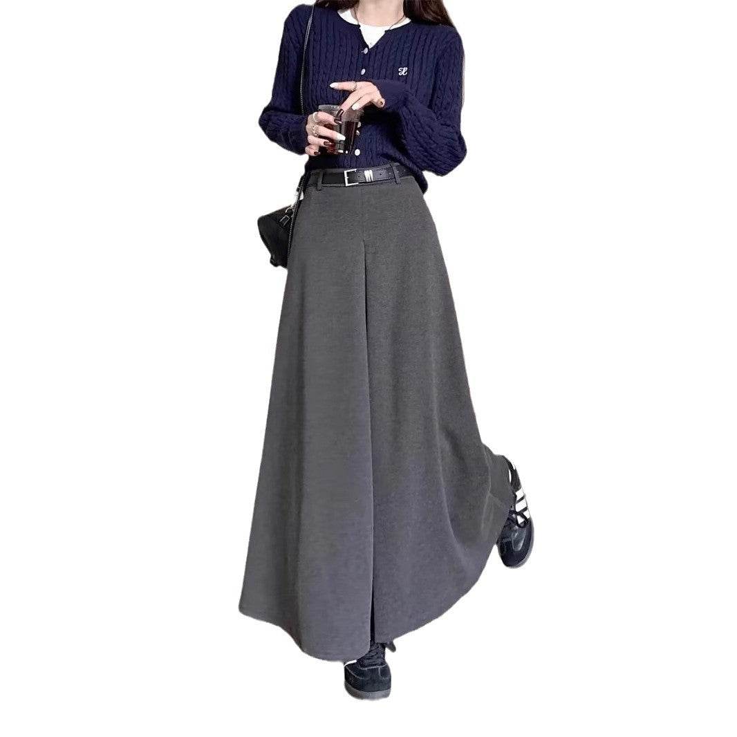 Versatile Half Length Swing Skirt - Casual Ruffle Design Plus Sizes - Buy Center