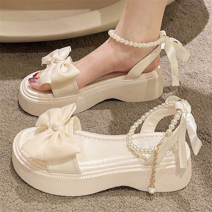 Princess Holiday Sandals for Women - Stylish Creamy-White Summer Footwear - Buy Center