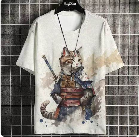 Buycenter Men's Casual Summer Japanese Short Sleeve - Printed Styles Available - Buy Center