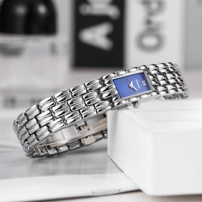 Simple Fashion Square Steel Watch - Elegant Gold & White Design 2025 - Buy Center