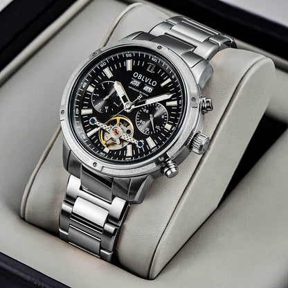 Men's Multi-Functional Hollowed Fashion Watch - Stylish & Versatile Design - Buy Center