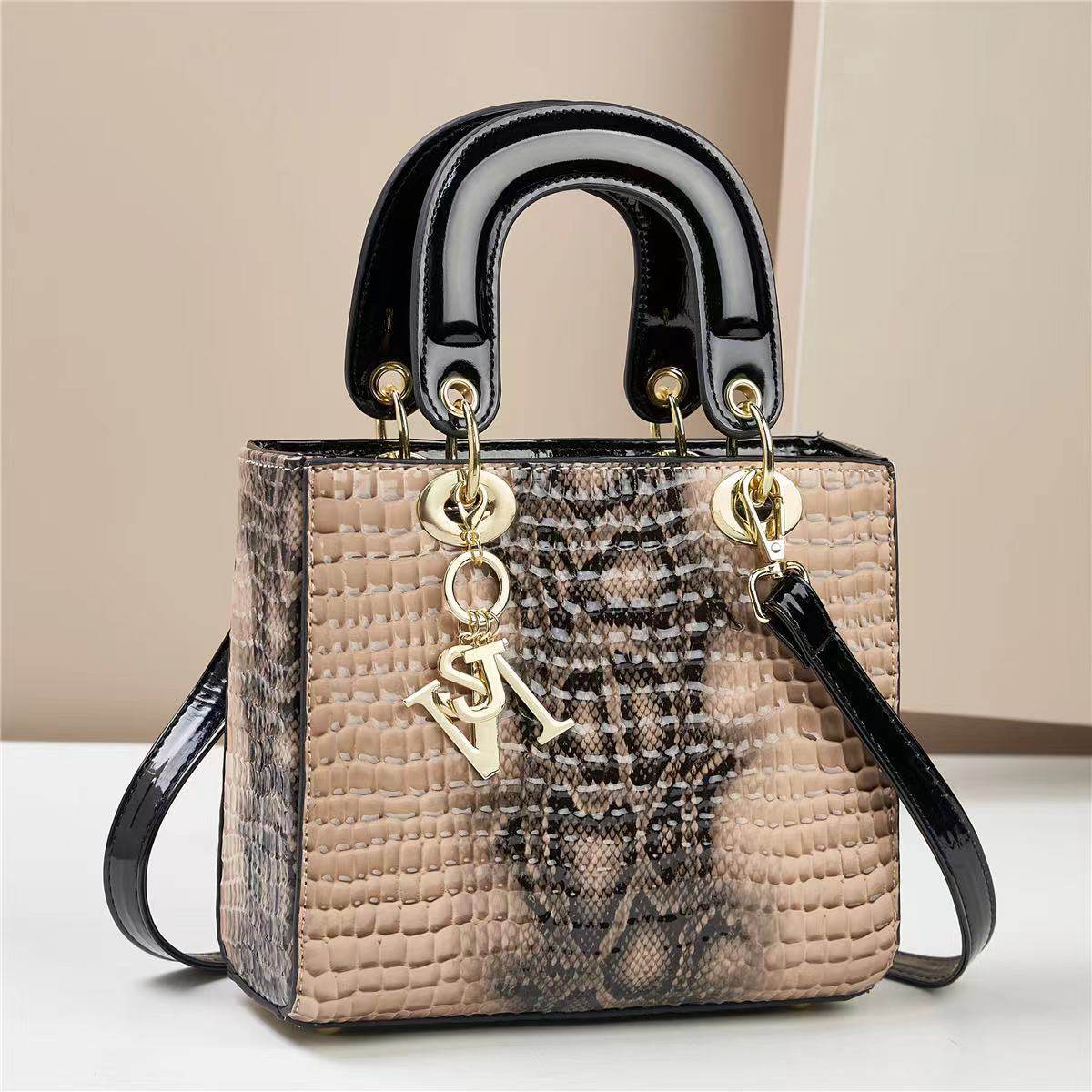 Buycenter Women's Shoulder Messenger Bag - Snakeskin & Nail Pattern Styles - Buy Center