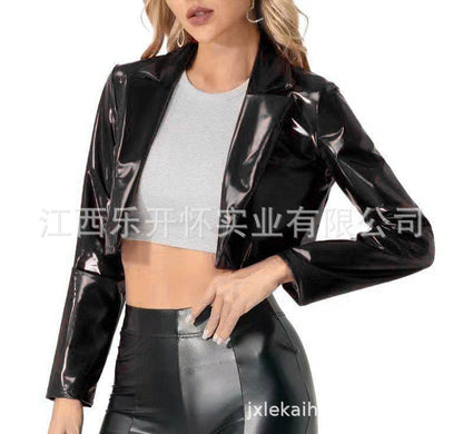 European American Short Motorcycle Jacket - Unisex Spandex Coat 2025 - Buy Center