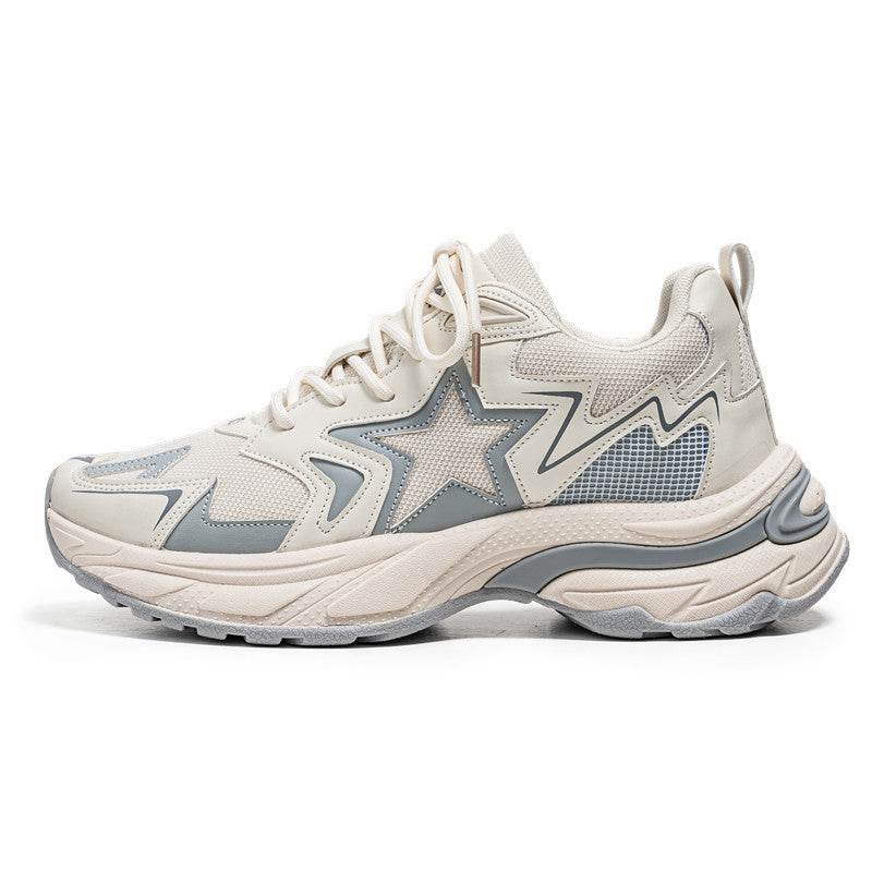 Thick Bottom Casual Daddy Shoes - Trendy Low Top for All-Day Comfort - Buy Center