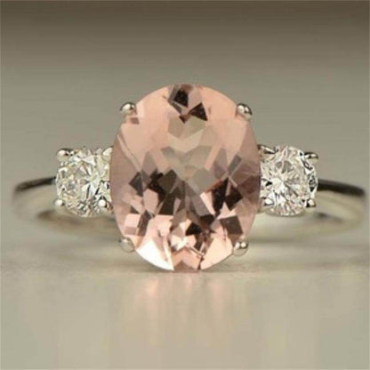 Buy Center Women's Oversized Aquamarine Ring - Stylish Alloy Jewelry - Buy Center