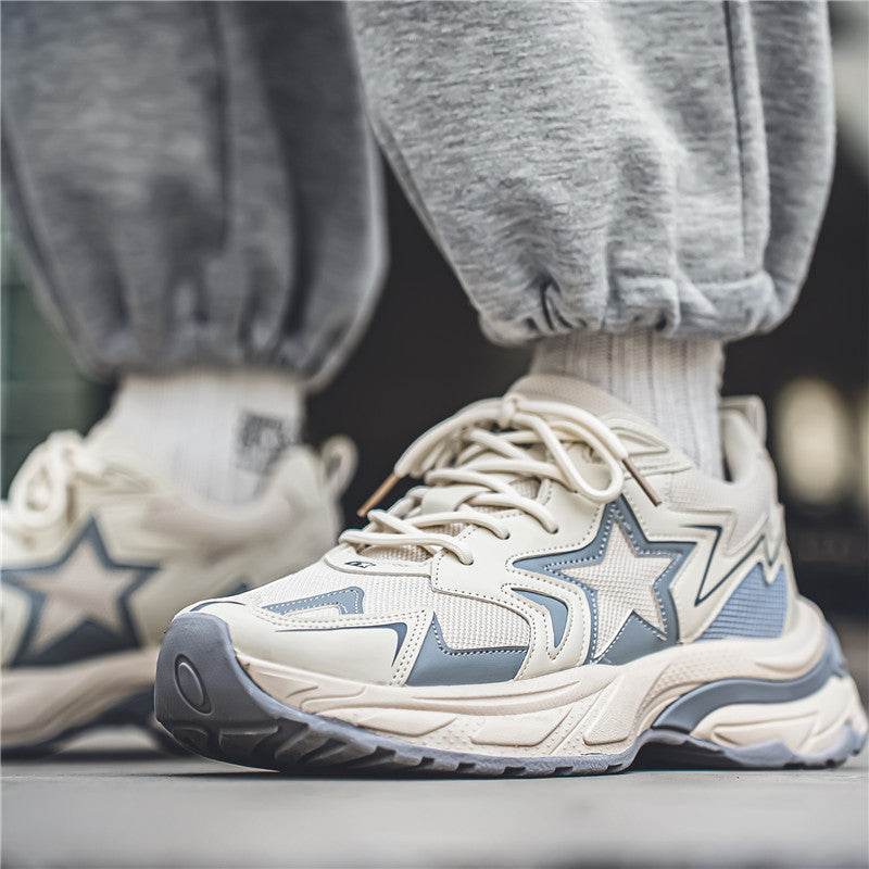 Thick Bottom Casual Daddy Shoes - Trendy Low Top for All-Day Comfort - Buy Center