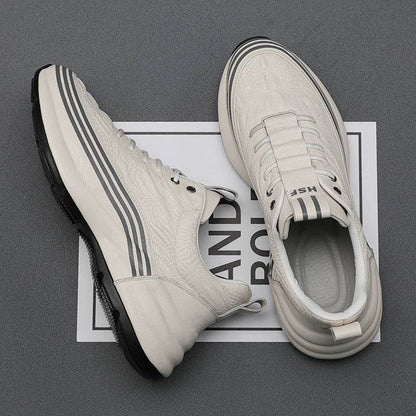 Buy Center Men's Breathable Leather Sports Shoes - Lightweight & Durable - Buy Center