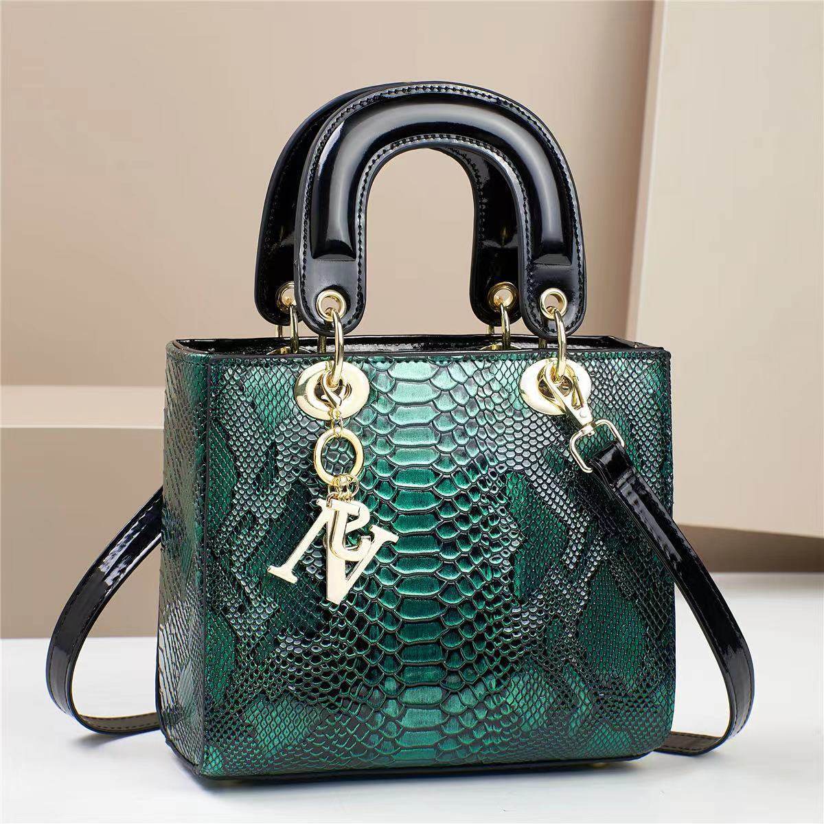 Buycenter Women's Shoulder Messenger Bag - Snakeskin & Nail Pattern Styles - Buy Center