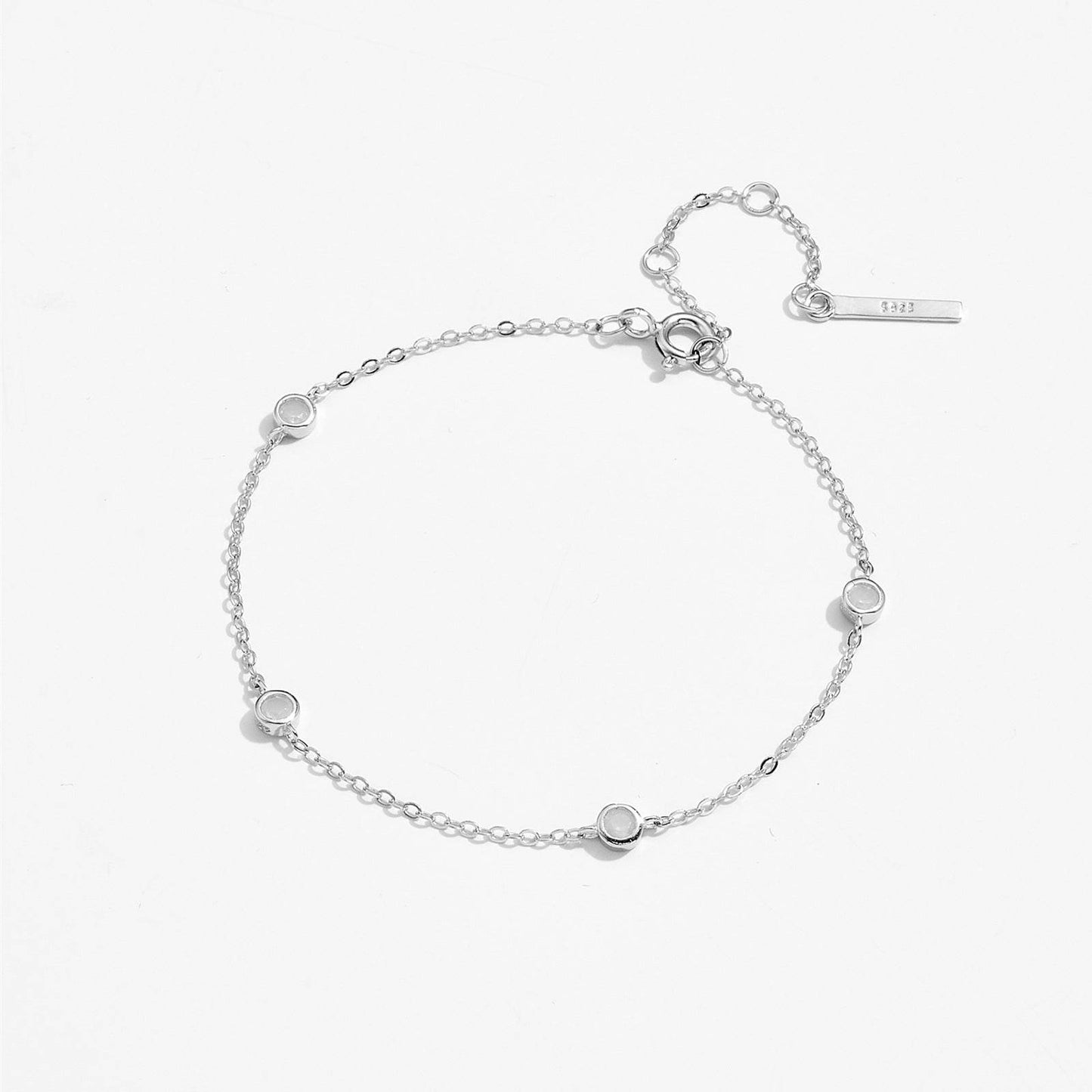 Elegant 925 Silver Multi-Adjustable Buckle Women's Bracelet - Trendy Style - Buy Center