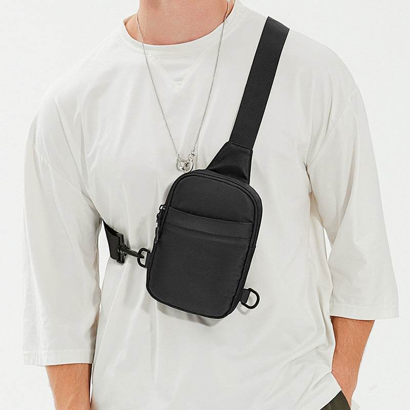 Trendy Men's Waterproof Crossbody Bag - Stylish Oxford Cloth Design - Buy Center