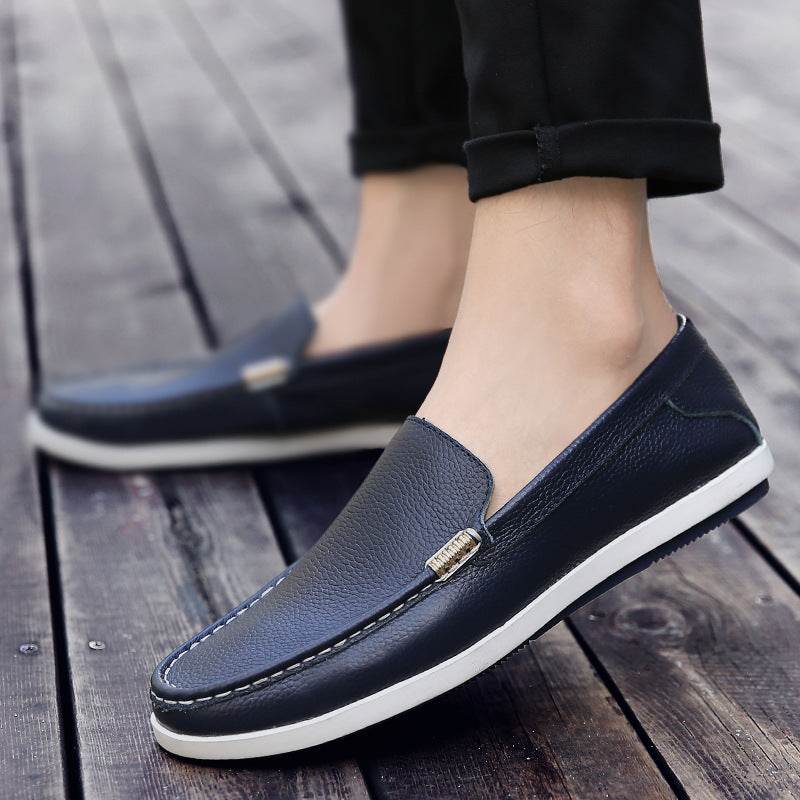 Men's Casual Leather Shoes - Soft Bottom, Breathable Summer Style 2025 - Buy Center