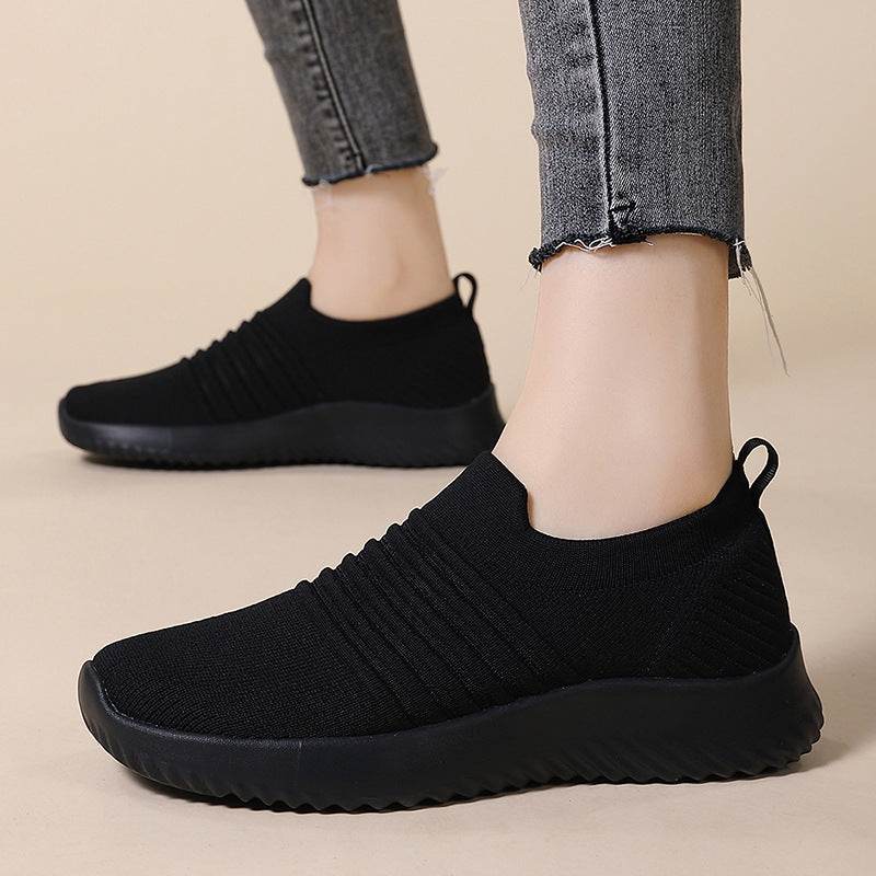 Women's Breathable Mesh Sneakers - Lightweight Casual Flats for Summer - Buy Center