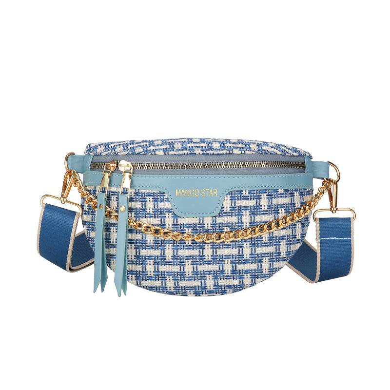 Buycenter Women's Fashion Shoulder Bag - Soft Polyester, Woven Design - Buy Center