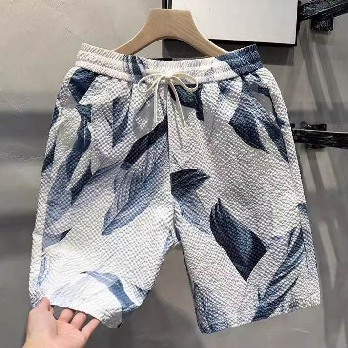 Buycenter Men's Loose Casual Beach Pants - Striped Lightweight Comfort - Buy Center