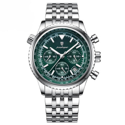 Men's Waterproof Luminous Quartz Watch - Multi-Function & Stylish Design - Buy Center