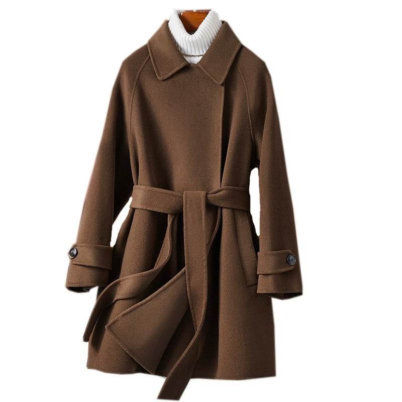 Buycenter Reversible Cashmere Coat for Women - Chic Loose Fit & Stylish - Buy Center