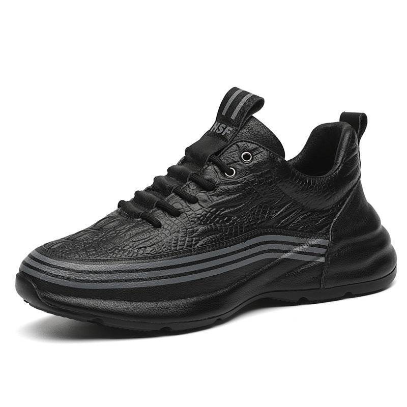 Buy Center Men's Breathable Leather Sports Shoes - Lightweight & Durable - Buy Center